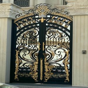 9 نمونه درب آهنی پرکاربرد ساختمان