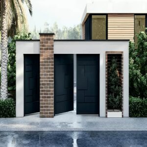 10 طرح درب فلزی cnc مدرن
