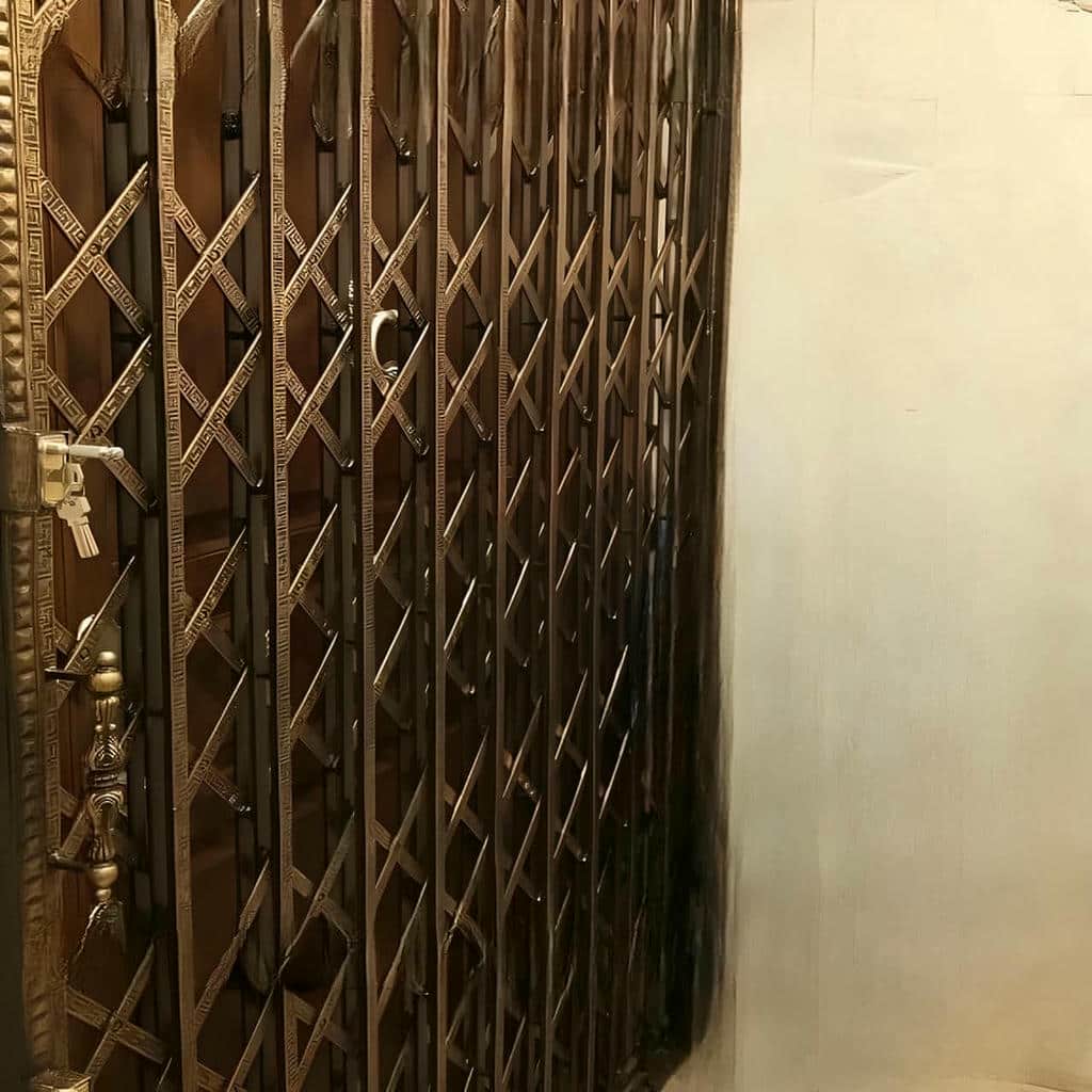 قیمت حفاظ و نرده درب آکاردئونی