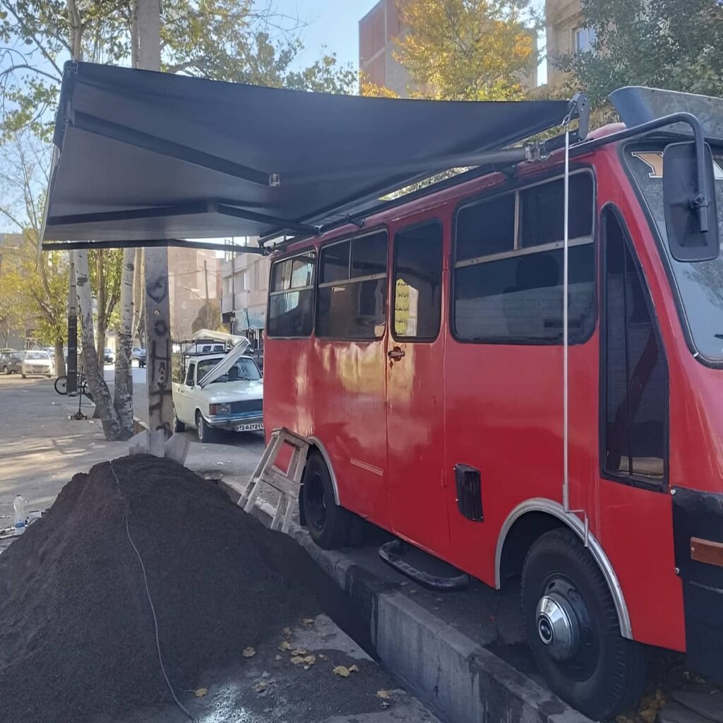 چادر برقی آماده تحویل پس از کنترل کیفیت