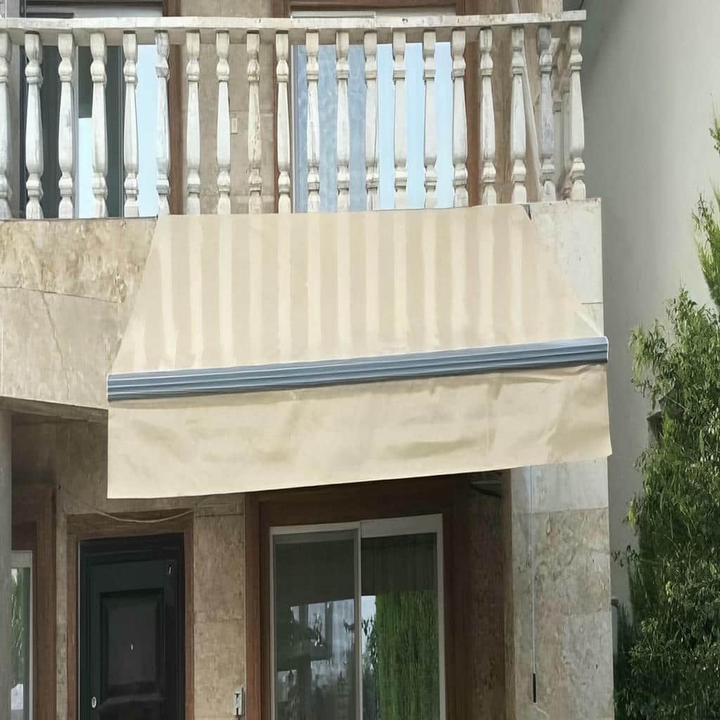 سایبان فول باکس با پوشش روشن آماده نصب