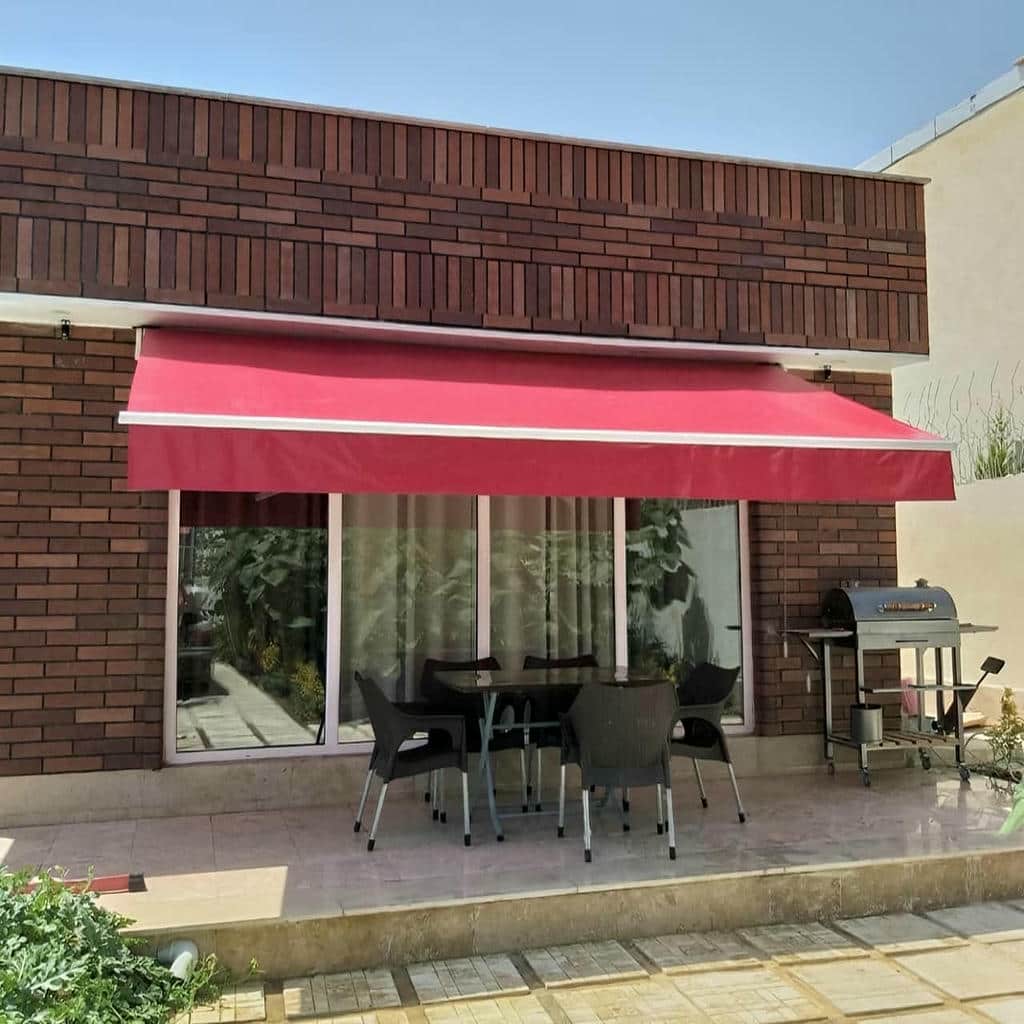 سایبان برقی هنگام اندازه گیری تخصصی ورودی در استان لرستان