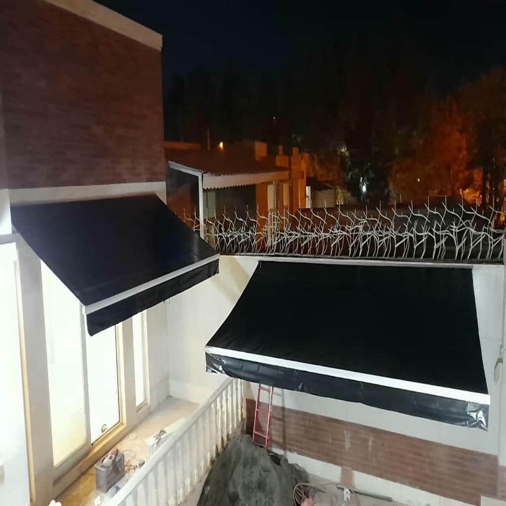 سایبان برقی هنگام اندازه گیری تخصصی ورودی در بندرعباس