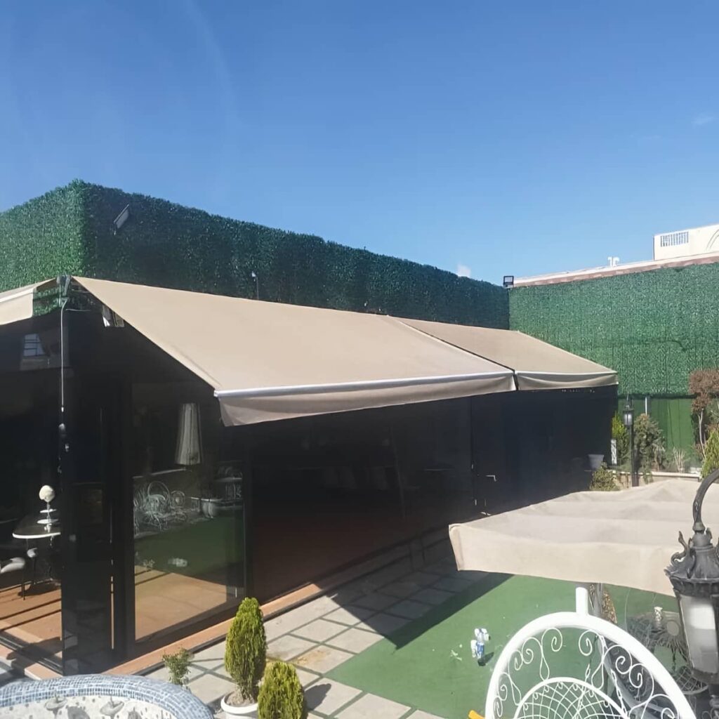سایبان برقی هنگام اندازه گیری تخصصی ورودی در استان چهارمحال و بختیاری