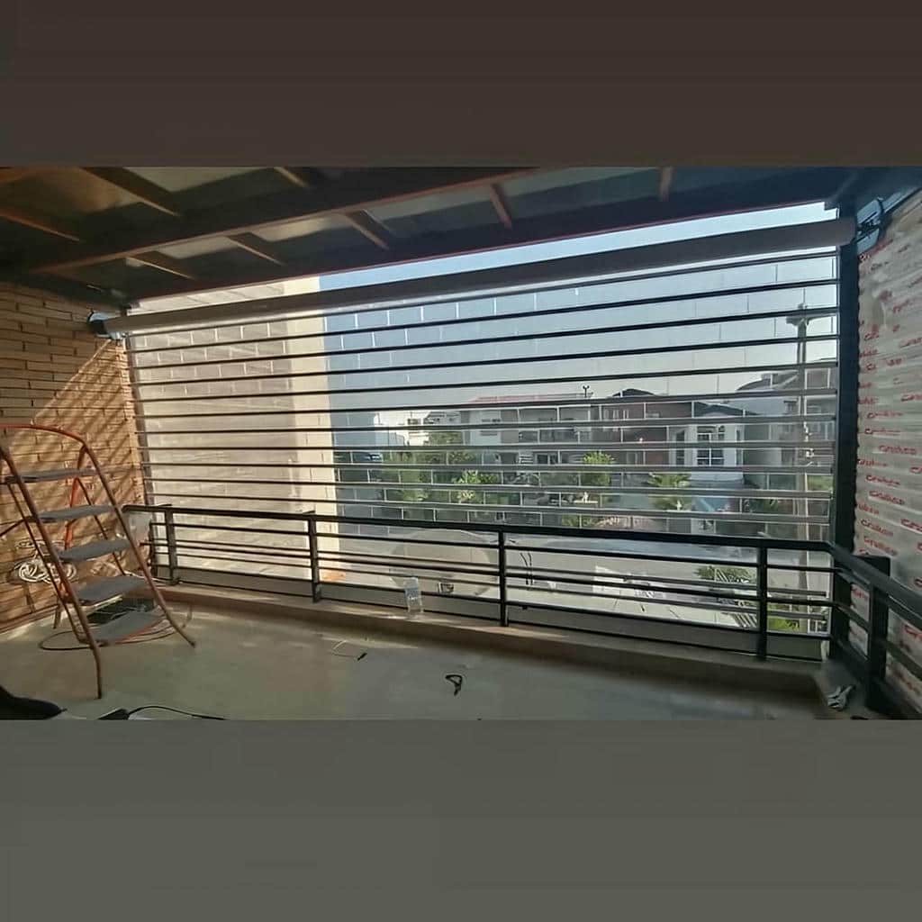 کرکره برقی در شهرکرد با ابعاد سفارشی برای دهانه پارکینگ
