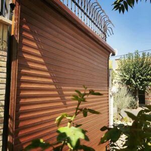 کرکره برقی در استان البرز با تیغه آلومینیومی برای ورودی ساختمان