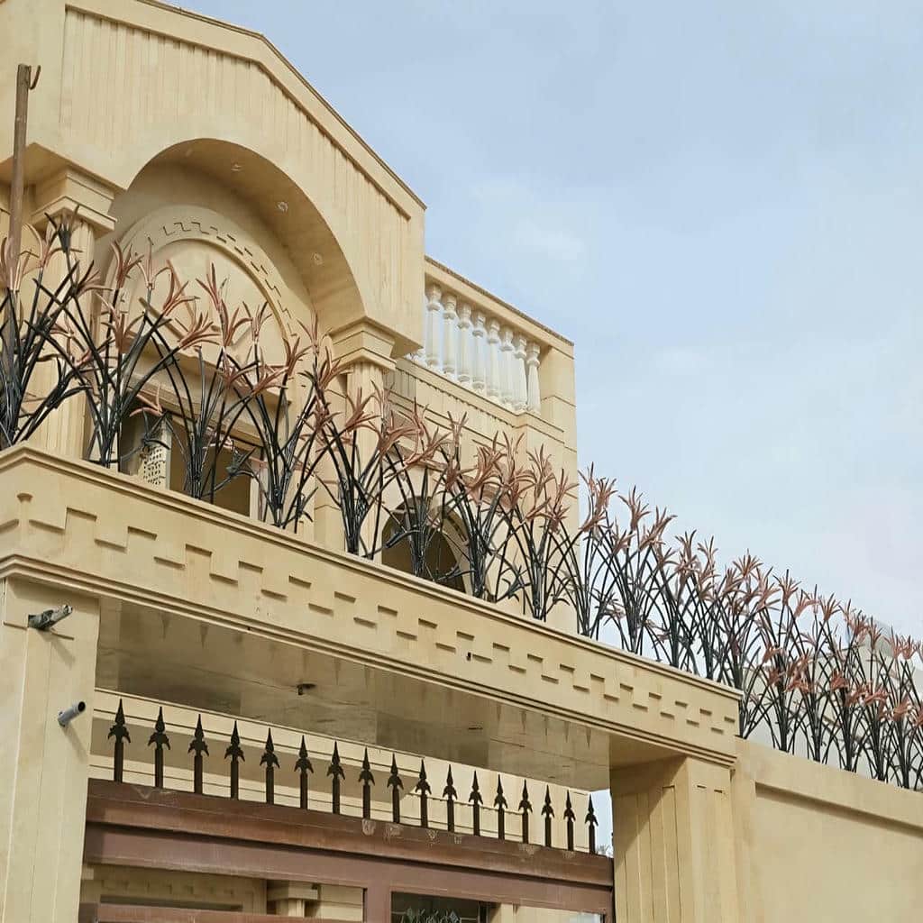 حفاظ دیوار در تهران مدل سرنیزه ای برای کنترل دسترسی