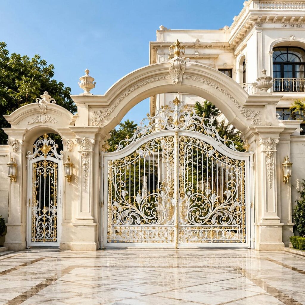 درب حیاط در استان کرمانشاه با پوشش دید مناسب برای حفظ حریم درب حیاط در استان کرمانشاه با پوشش دید مناسب برای حفظ حریم