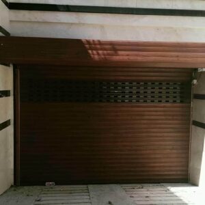 کرکره برقی در سمنان با تیغه آلومینیومی برای ورودی مسکونی