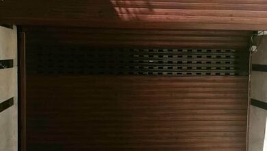 کرکره برقی در سمنان با تیغه آلومینیومی برای ورودی مسکونی