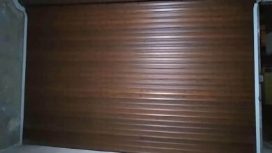 کرکره برقی در اراک با تیغه آلومینیومی برای ورودی مسکونی