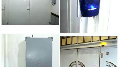 جک درب پارکینگ در استان گیلان با بازوی فلزی برای کنترل ورودی ساختمان