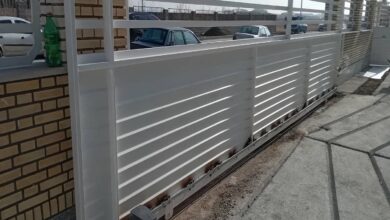 جک درب پارکینگ در استان سمنان با بازوی فلزی برای کنترل ورودی ساختمان