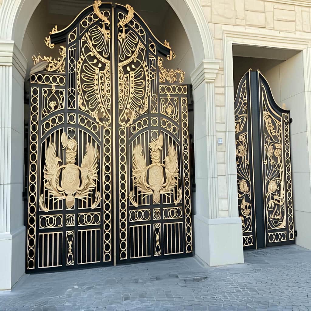 درب حیاط در اهواز مدل دو لنگه مناسب رفت و آمد روزانه درب حیاط در اهواز مدل دو لنگه مناسب رفت و آمد روزانه