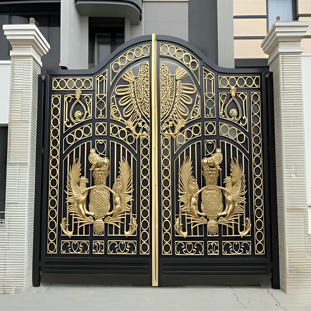 درب حیاط در ایلام نمونه نصب تخصصی برای پروژه بازسازی