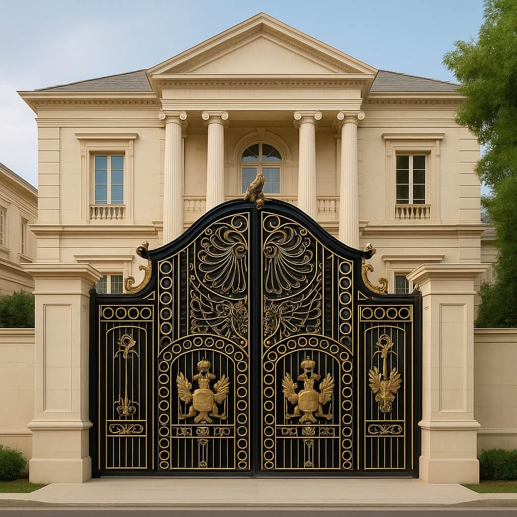 درب ساختمان با چارچوب مناسب دهانه کم عرض