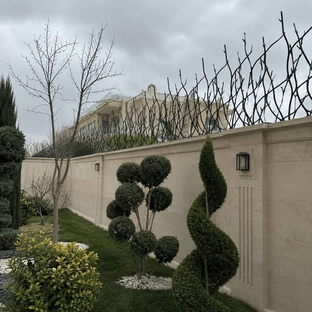 حفاظ دیوار در استان هرمزگان مدل سرنیزه ای برای کنترل دسترسی