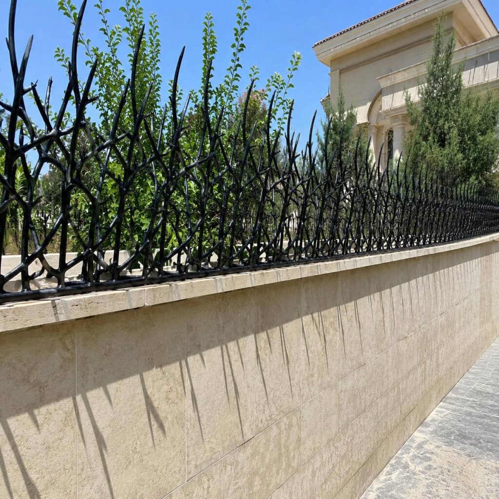 حفاظ دیوار در استان خراسان شمالی مدل سرنیزه ای برای امنیت پیرامونی