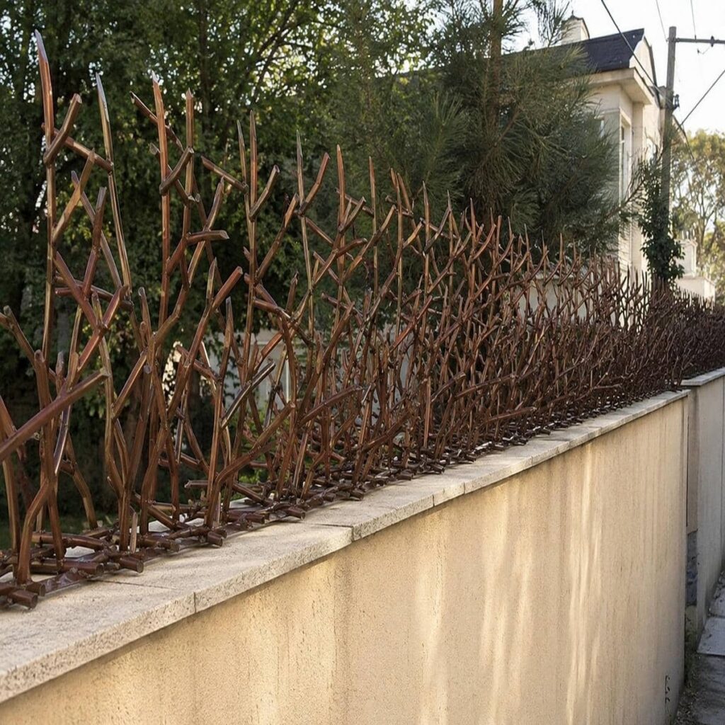 حفاظ دیوار در ارومیه مدل سرنیزه ای برای کنترل دسترسی باغ