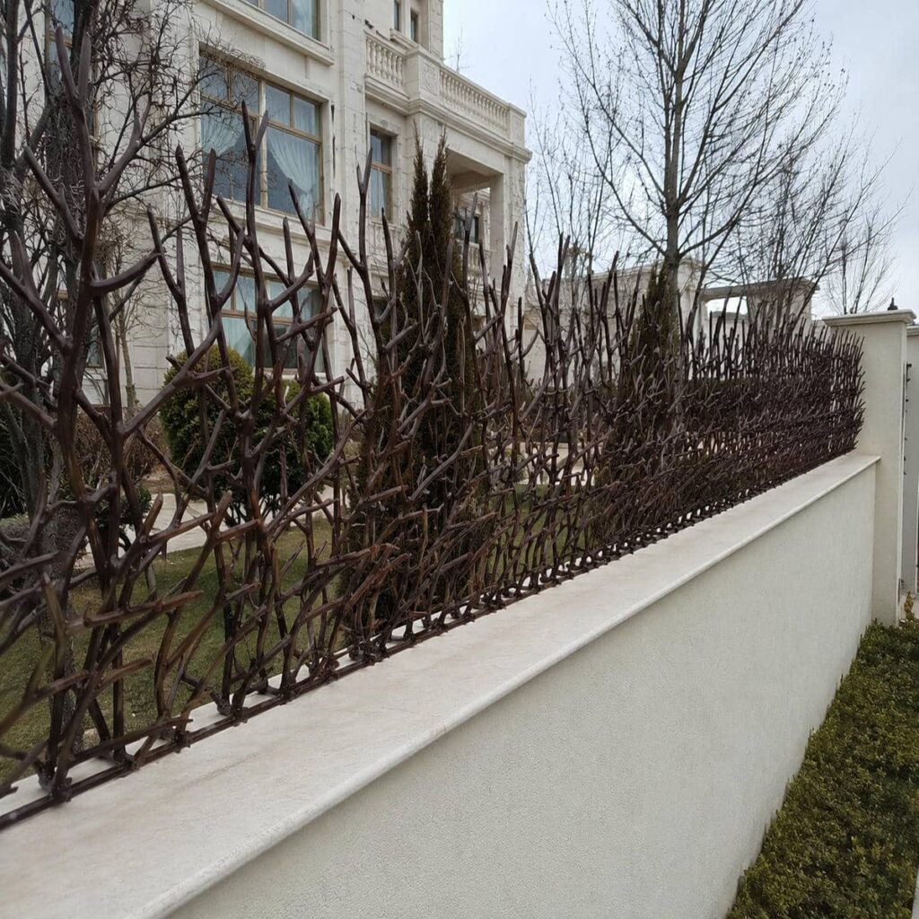 حفاظ دیوار در تهران نمونه نصب تخصصی روی دیوار حیاط