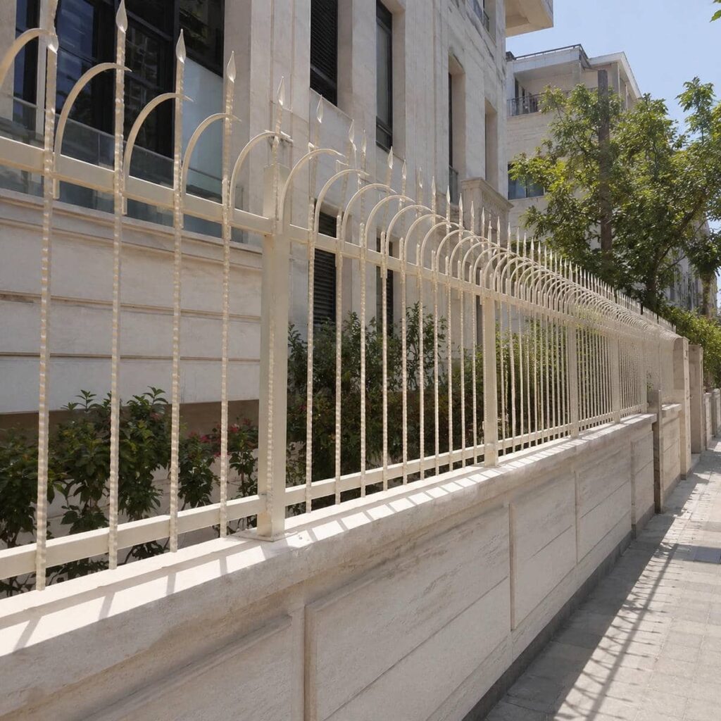 حفاظ دیوار در استان یزد مدل سرنیزه ای برای کنترل دسترسی