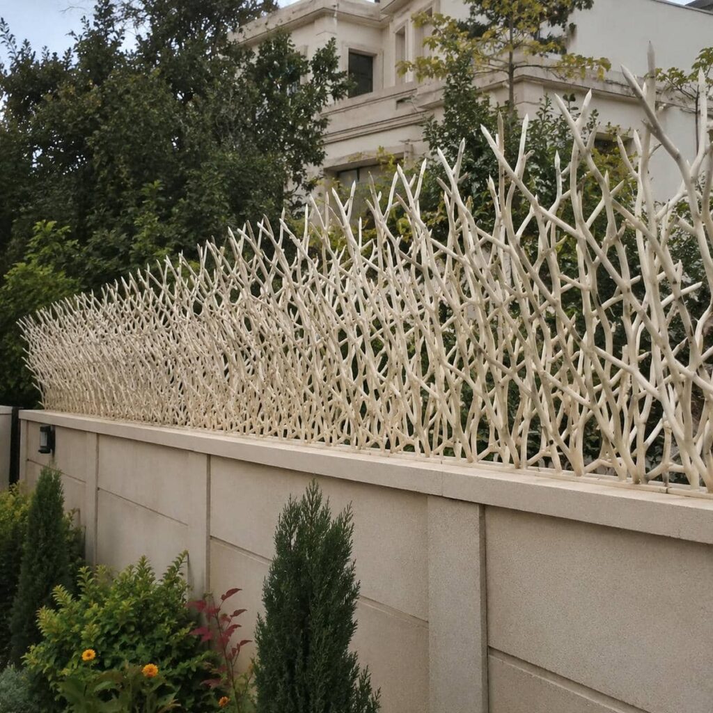 حفاظ دیوار در استان کرمانشاه مدل سرنیزه ای برای کنترل دسترسی