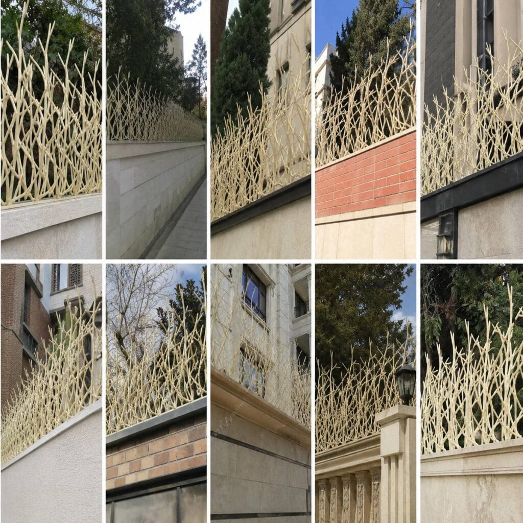 حفاظ دیوار در استان کهگیلویه و بویراحمد مدل سرنیزه ای برای کنترل دسترسی
