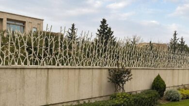 حفاظ دیوار در مشهد مدل شاخ گوزنی برای امنیت ساختمان قدیمی