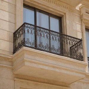 نرده بالکن فلزی برای دهانه بزرگ در رشت