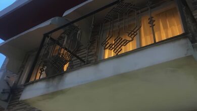نرده بالکن فلزی برای مجتمع پرتردد در خرم آباد