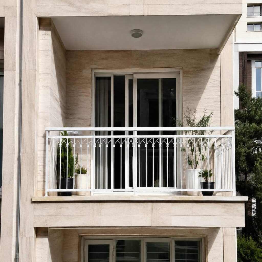 نرده بالکن با حریم مطمئن برای استفاده خانوادگی در استان قزوین