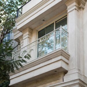 نرده بالکن فلزی مقاوم در برابر باران در استان گیلان
