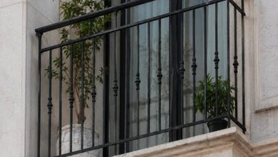 نرده بالکن فلزی برای مناطق مرطوب در استان هرمزگان