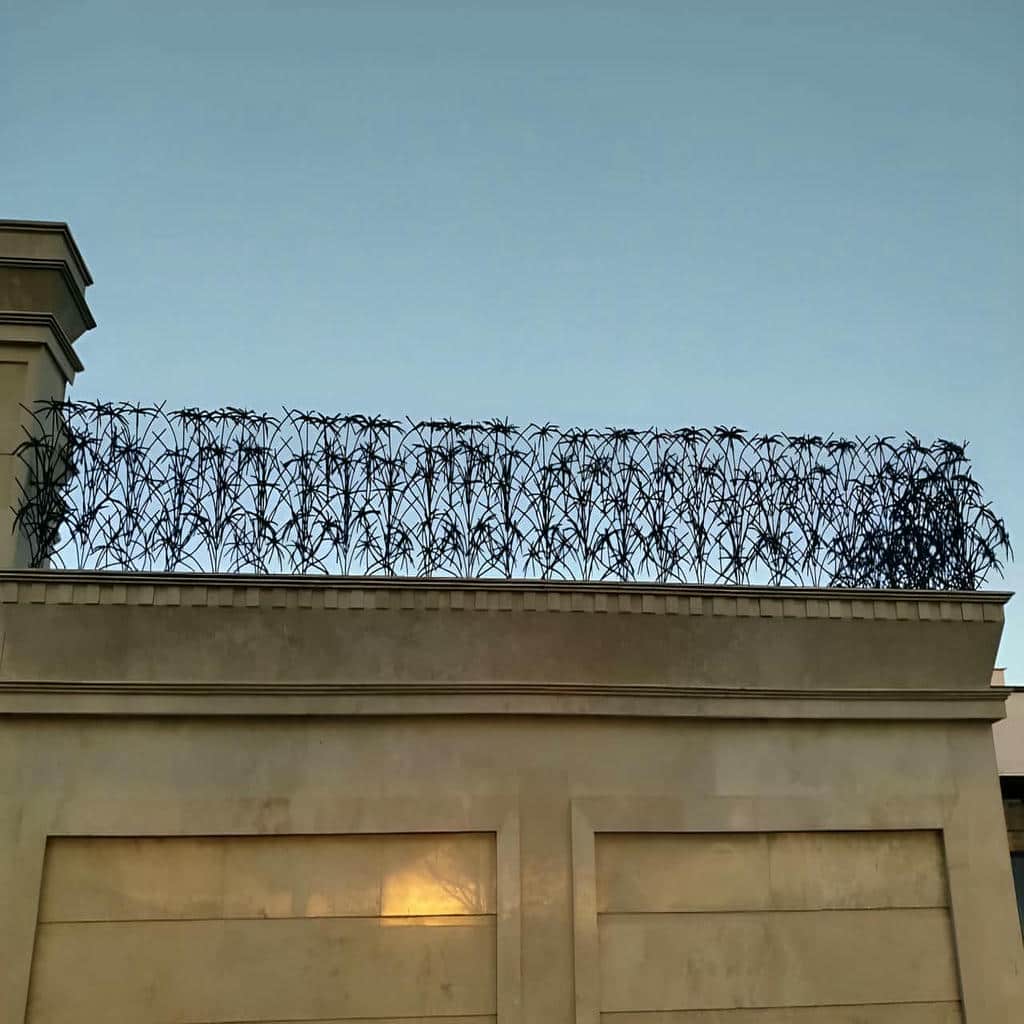 حفاظ نخل مرداب با جوش های منظم آماده کنترل کیفیت حفاظ نخل مرداب با جوش های منظم آماده کنترل کیفیت
