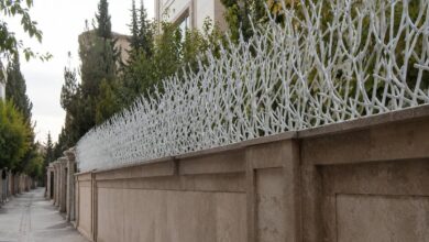 حفاظ دیوار در استان مازندران مدل شاخ گوزنی برای دیوار باریک