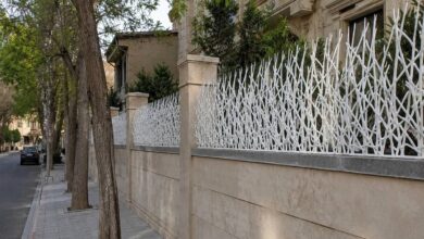 حفاظ دیوار در استان خوزستان مدل شاخ گوزنی برای امنیت پیرامونی