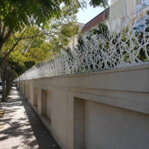 حفاظ دیوار شاخ گوزنی با پوشش رنگ کوره ای