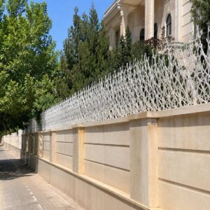 حفاظ دیوار در استان ایلام مدل شاخ گوزنی برای امنیت پروژه نوساز