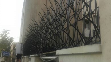 حفاظ نیزار با قطعات فلزی منظم آماده نصب