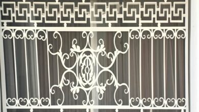 حفاظ پنجره ضد سرقت با پروفیل آهنی آماده نصب